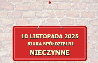 10 listopada - biura nieczynne