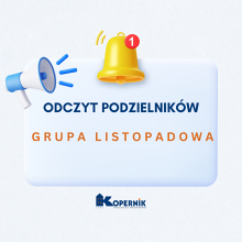 Odczyt podzielników – grupa listopadowa