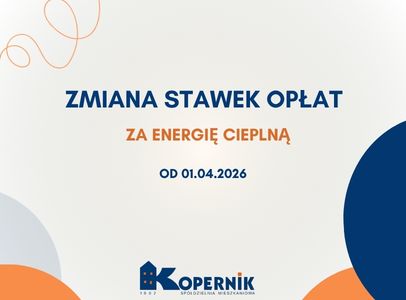 Zmiana cen za energię cieplną
