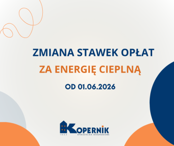 Zmiana cen za energię cieplną